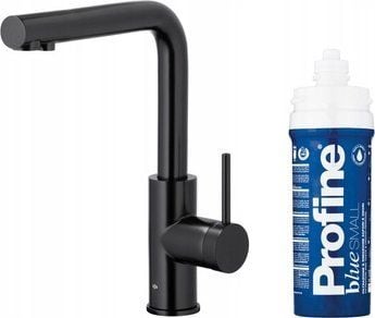 Kjøkkenbatteri KFA DUERO PURE BASIC med vannfilterfunksjon + filtreringssett PROFINE BLUE S, svart