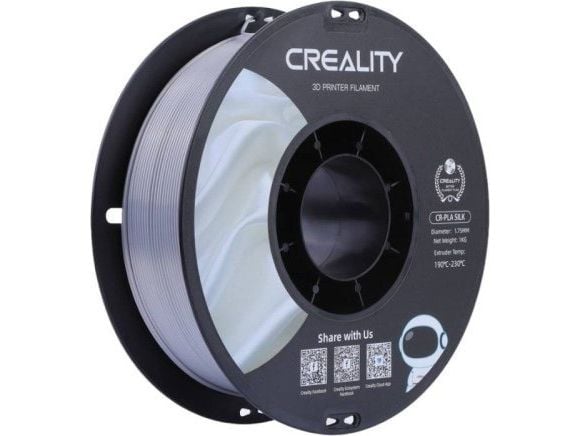 Creality3D - Sølv - 1 kg - boks - CR-Silk PLA filament (3D)