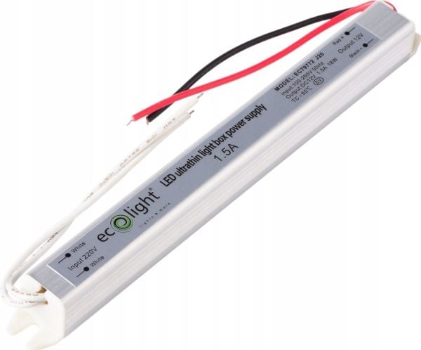 ECOLIGHT2 Eco Light EC79772 strømforsyning til møbler 18W hvit