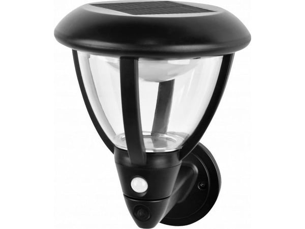 ECOLIGHT2 aurinkovalaisin Ecolight SOE-3 EC20117 ulkoseinävalaisin 1x0.55W LED 4000K musta