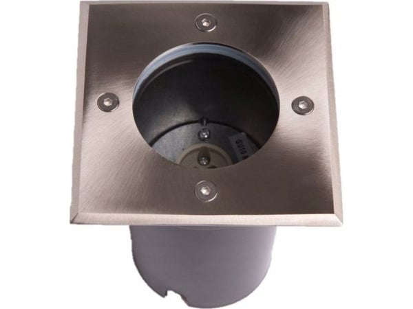 ECOLIGHT2 Eco Light* utendørs innkjøringslampe IP67 1x35W GU10 230V kvadratisk i rustfritt stål EC79109