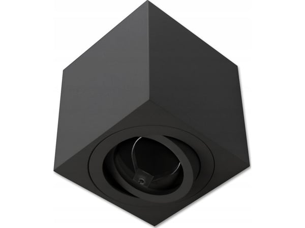 LVT 0938 taklampe overflatemontert spot 1x35W GU10 svart