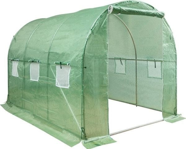 NAC tunnelfolie 6 vinduer 350×200×200 cm