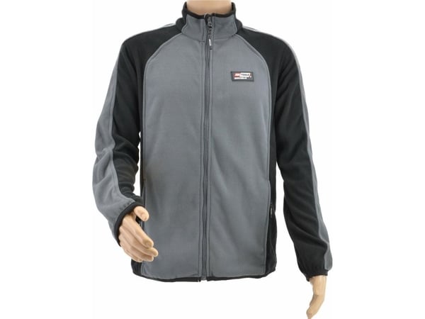 AW-Tools AWTOOLS Fleece pusero T1/ Harmaa-Juoda/ XXXL