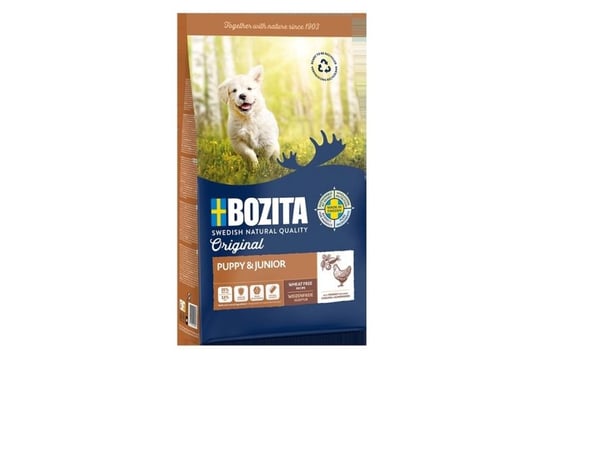 BOZITA Original Puppy & Junior tørrfôr til hund 12 kg