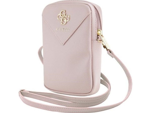 Guess Guess Zip Triangle 4G - Telefonveske (rosa) Guess Guess Zip Triangle 4G - Telefonveske (rosa)