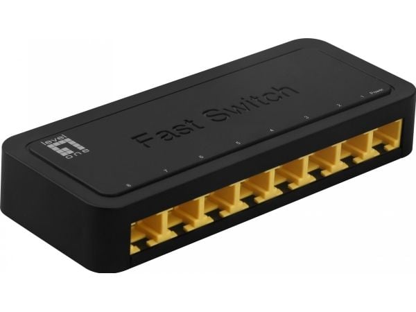 LevelOne FEU-0812 - Switch - ikke-styrt - 8 x 10/100 - stasjonær