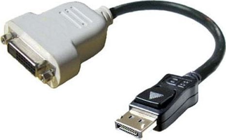 Dell - Displayadapter - DisplayPort (hann) til DVI-D (hunn) - for OptiPlex 7010, 790, 9010, 9020, 990, XE2