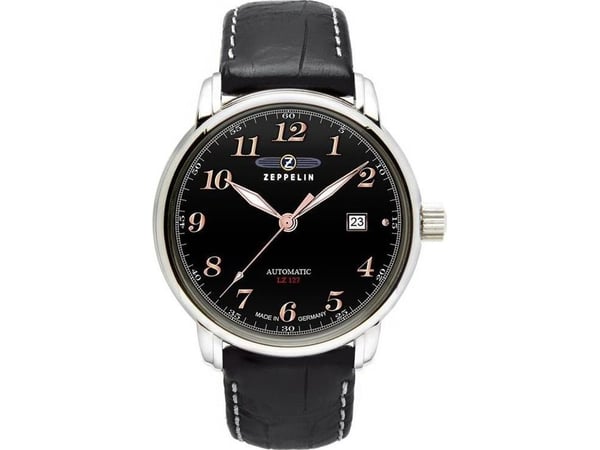 Zeppelin LZ127 7656-2 Automatisk klocka svart (258329)