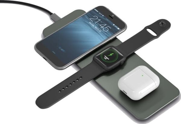 Terratec ChargeAIR All, Innendørs, 9 V, 1,2 A, Trådløs lading, Grønn