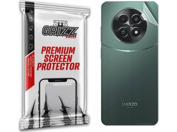 GrizzGlass SatinSkin taustakalvo Realme Narzo 70x:lle