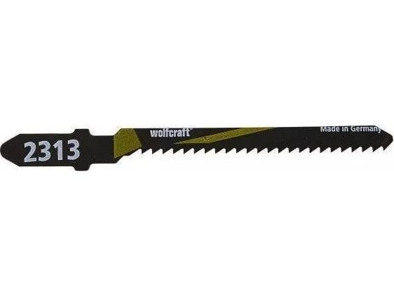 wolfcraft GmbH 2313000, Stikksagblad, Sponplate, Kryssfiner, Mykt tre, High Carbon Steel (HCS), 5 cm, 2 mm, 2 cm