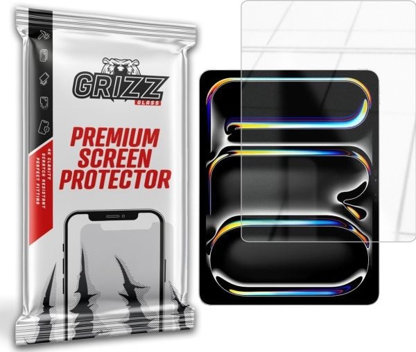 GrizzGlass HybridGlass skärmskydd för Apple iPad Pro 13" 2024 (7:e gen.)