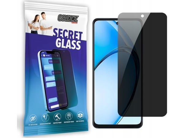 GrizzGlass personvernglass GrizzGlass SecretGlass til Oppo A60