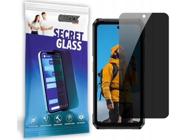GrizzGlass Yksityistämislasi GrizzGlass SecretGlass Ulefone Armor 26 Ultra -puhelimelle