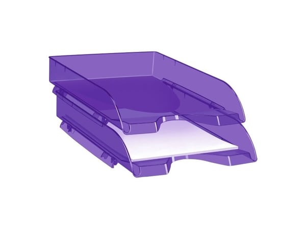Brevbakke Cep Happy A4 transparent lilla (stk.)