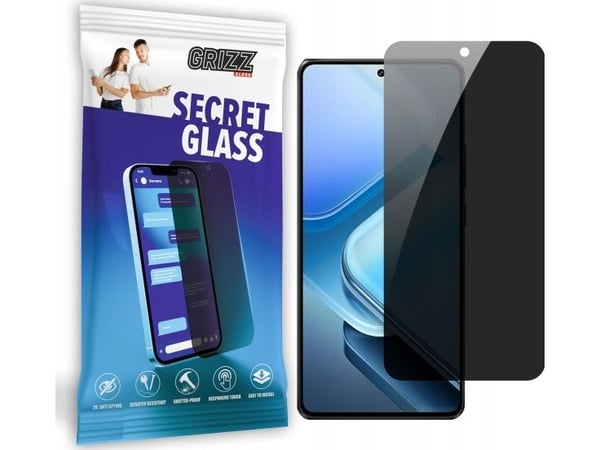 GrizzGlass GrizzGlass SecretGlass Privacy Glass for Vivo iQOO Z9 Turbo