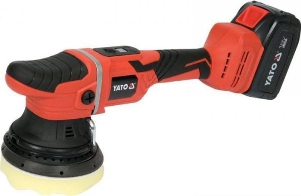 Yato orbitalpusser 125 mm 18V 4,0 Ah + lader (1 stk)