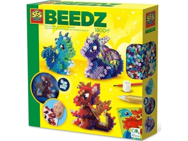 SES Creative Beedz 06208, 1800 kpl, 5 vuosi/vuosia, Poika/tyttö, Lapsi, Monivärinen, Ei alle 36-kuukauden ikäisille lapsille