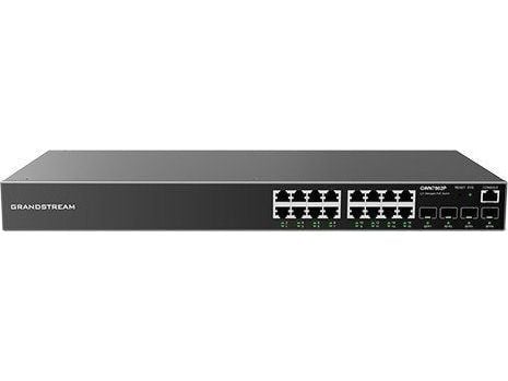 Grandstream GWN7802P - Switch - enterprise, managed - L2+ - 16 x 10/100/1000 (PoE+) - PoE (240 W)