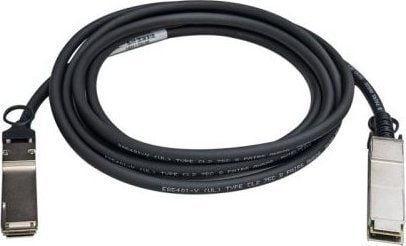 QNAP CAB-NIC40G30M-QSFP - Direkte 40GBase-koblingskabel - QSFP+ til QSFP+ - 3 m - toakset