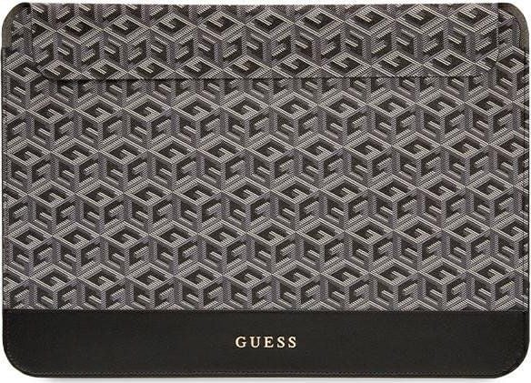 Guess GCube Stripes-etui for 16\" laptop - svart Guess GCube Stripes-etui for 16\" laptop - svart