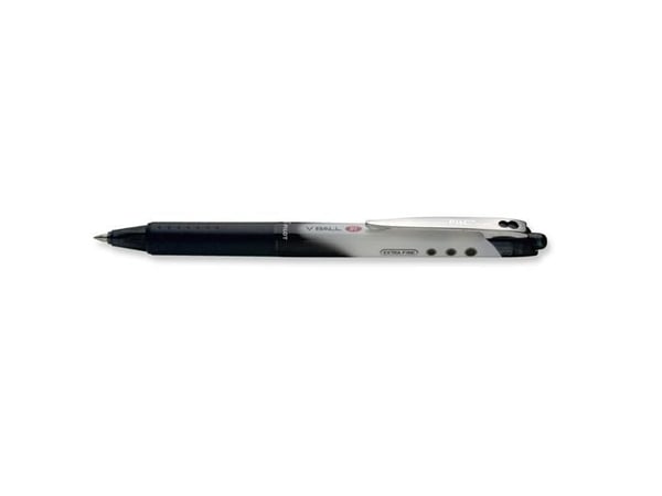 Rollerpenna, Pilot V-Ball Rt, refillbar, 0,5 mm, svart, 12-pack
