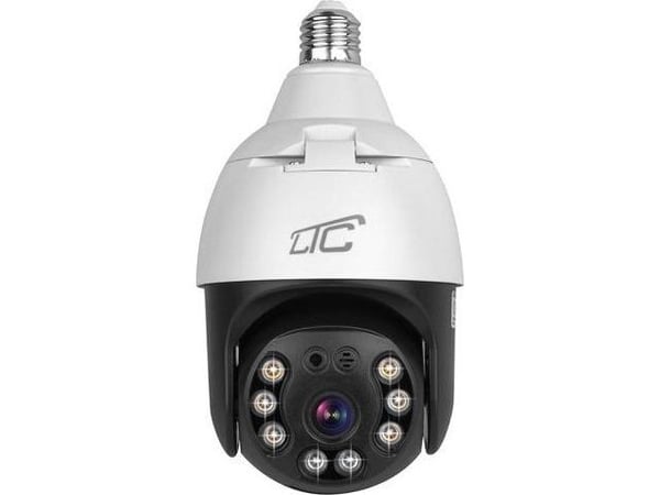 LTC IP-kamera utendørs roterende Wi-Fi E27 lyspære LTC VISION KAM35 5 MP
