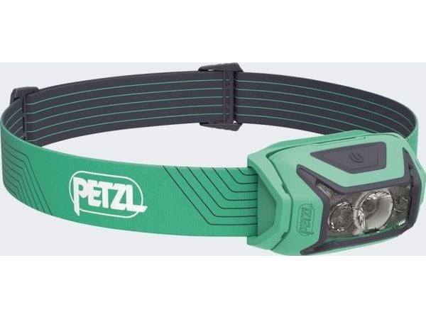 Petzl ACTIK, Hodebåndslommelykt, Grønn, Knapper, IPX4, 1 lamper, 2 lm