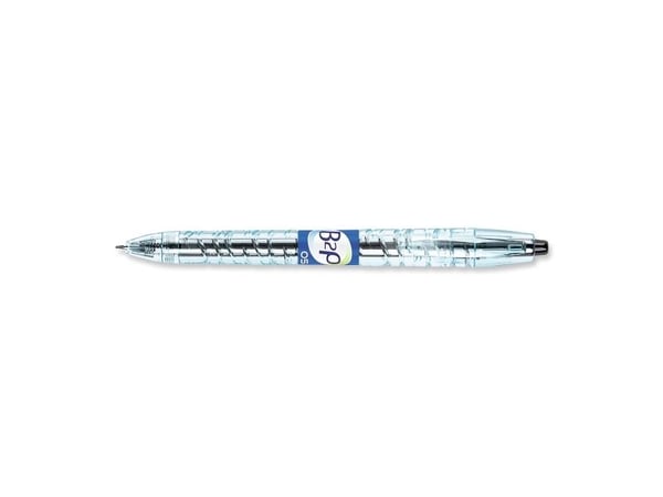 Pilot B2P Gel, Uttrekkbar med festeklemme, Sort, Gjennomsiktig, Sort, Plast, 0,5 mm, 0,32 mm