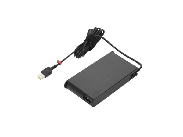Lenovo - Strømadapter - smal - AC 100-240 V - 170 watt - Sentral-Europa - svart - for IdeaPad Gaming 3 15; Legion 5 15; 5 15ARH05; 5 17; 5 17IMH05;...