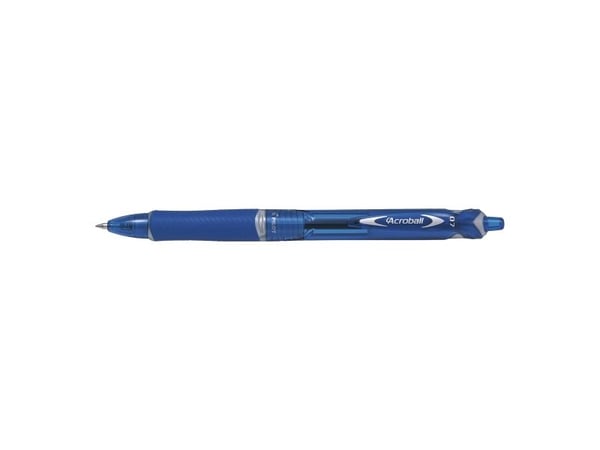 Kuglepen, Pilot Acroball, 0,7 mm, fine, blå, pakke a 10 stk