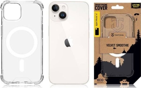 Tactical MagForce plyo cover til Apple iPhone 14 - transparent
