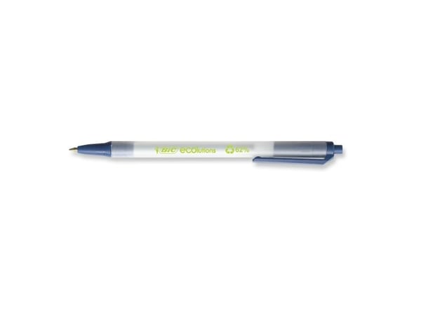 Kuglepen BIC Clic Stic ECOlutions blå - (50 stk.)