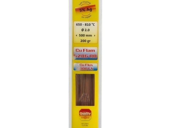 Castolin HARD CU FLAM LUT RB 5286 CUP 5% AG - 500*2MM 200G (1 st)