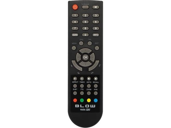 TV-tuner Blow 2820# fjernkontroll til tuner 4606hd ver.2
