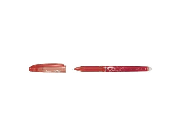 Pilot FriXion Point - Rulleballpenn - rød - varmesensitivt gel-blekk - 0.5 mm - ekstra fin - med viskelær