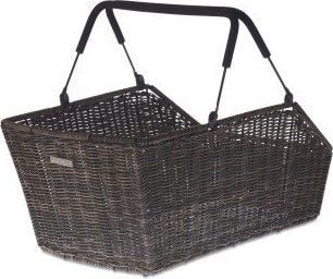 Basil Cento, Bakre, Sykkelkurv, Rattan (vifte), Brun, 22 l, 5 kg