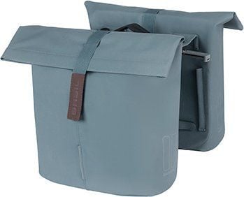 Basil City Double dobbel sykkelveske MIK 28–32L (ready to go) grafittblå (NY 2024)