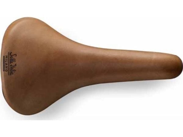 Selle Italia Turbo Racer Fec Alloy sete i 7 skinn lys brun 370 g