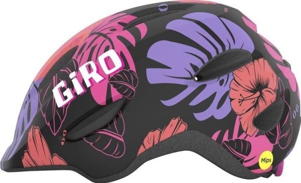 Giro Lasten juniorikypärä GIRO SCAMP MIPS Kypärän koko: XS(45-49 cm), Valitse väri: Matta musta Floral Giro Lasten juniorikypärä GIRO SCAMP MIPS Kypärän koko: XS(45-49 cm), Valitse väri: Matta musta Floral