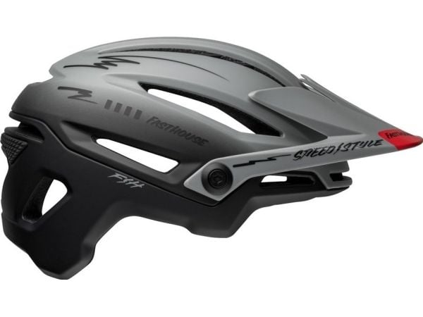 BELL MTB-sykkelhjelm SIXER, hjelmstørrelse M (55-59 cm), Fasthouse After Hours Matte Black Gray