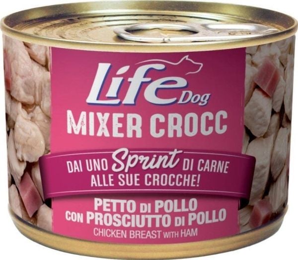 Life Pet Care Life Dog - monoprotein våtfôr til hund, kylling/svin - boks 150 g