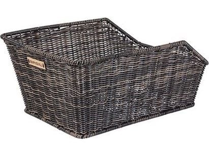 Basil kurv til bakre bagasjebrett BASIL CENTO RATTAN LOOK WSL, WSL System, vannavvisende nature brown (NY 2024)