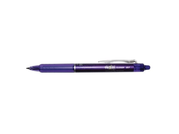 Rullakynä Pilot FriXion Clicker, 0,7 mm, lillaa