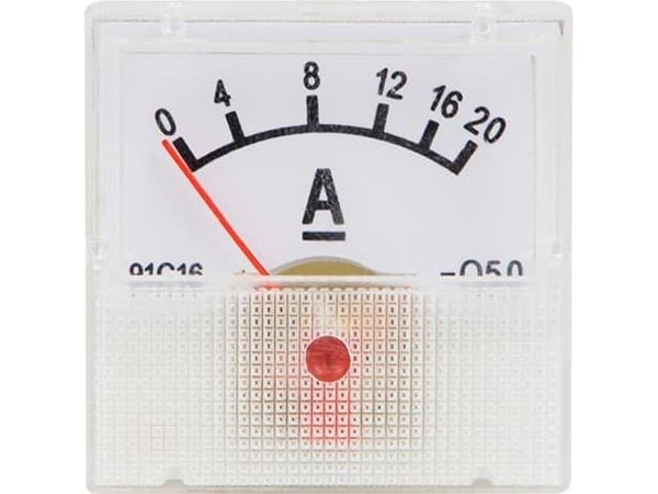 Blow 51-520# analog måler amper/kw mini 20A + shunt