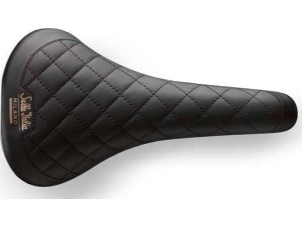 Selle Italia Siodło SELLA ITALIA TURBO BONNIE Fec Alloy 7, skórzane sort 367g (NY)
