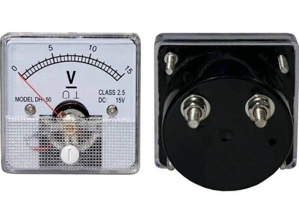 Puhallus 51-215# Analoginen.volt.mittari.kw.15v