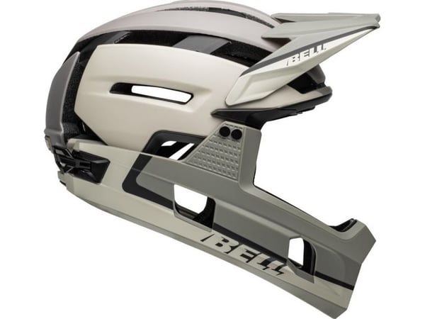 BELL SUPER AIR R sykkelhjelm full face, str. M (55-59 cm) matt cementgrå