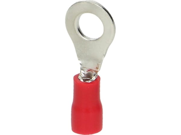 Orno OR-KK-8102/1/6 rengasliitin eristetty maksimipoikkileikkaus 1mm2 silmukka M6 ruuville 100 kpl.
